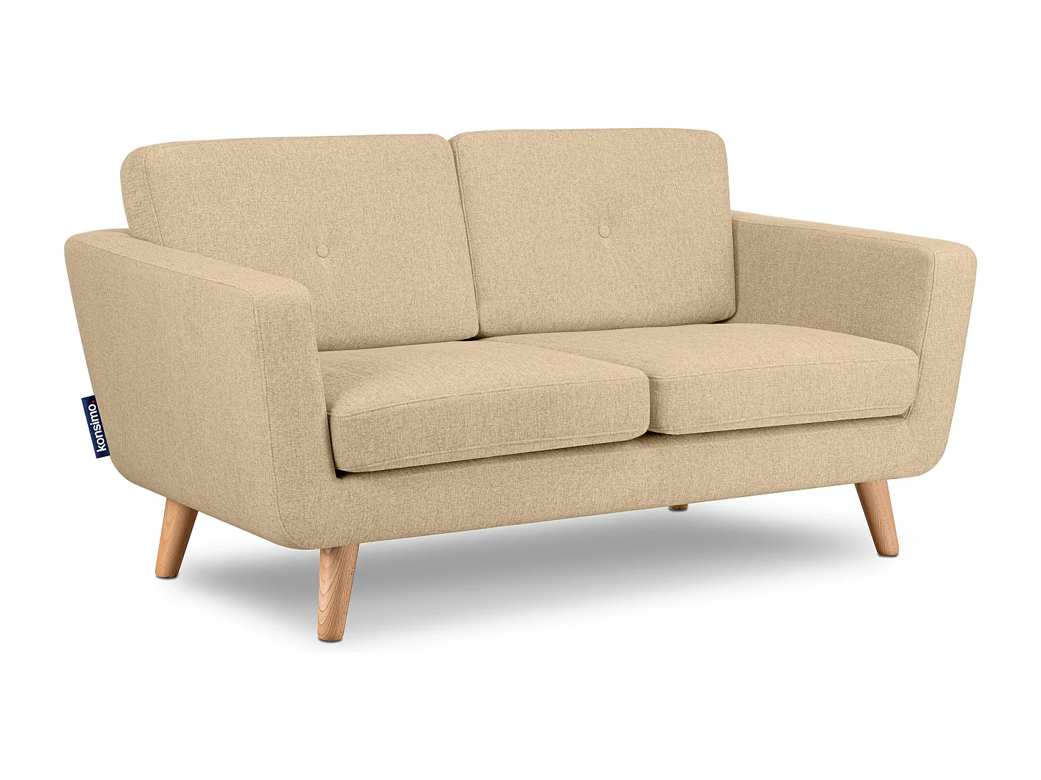 Sofa 2 Personen - Creme - TAGIO
