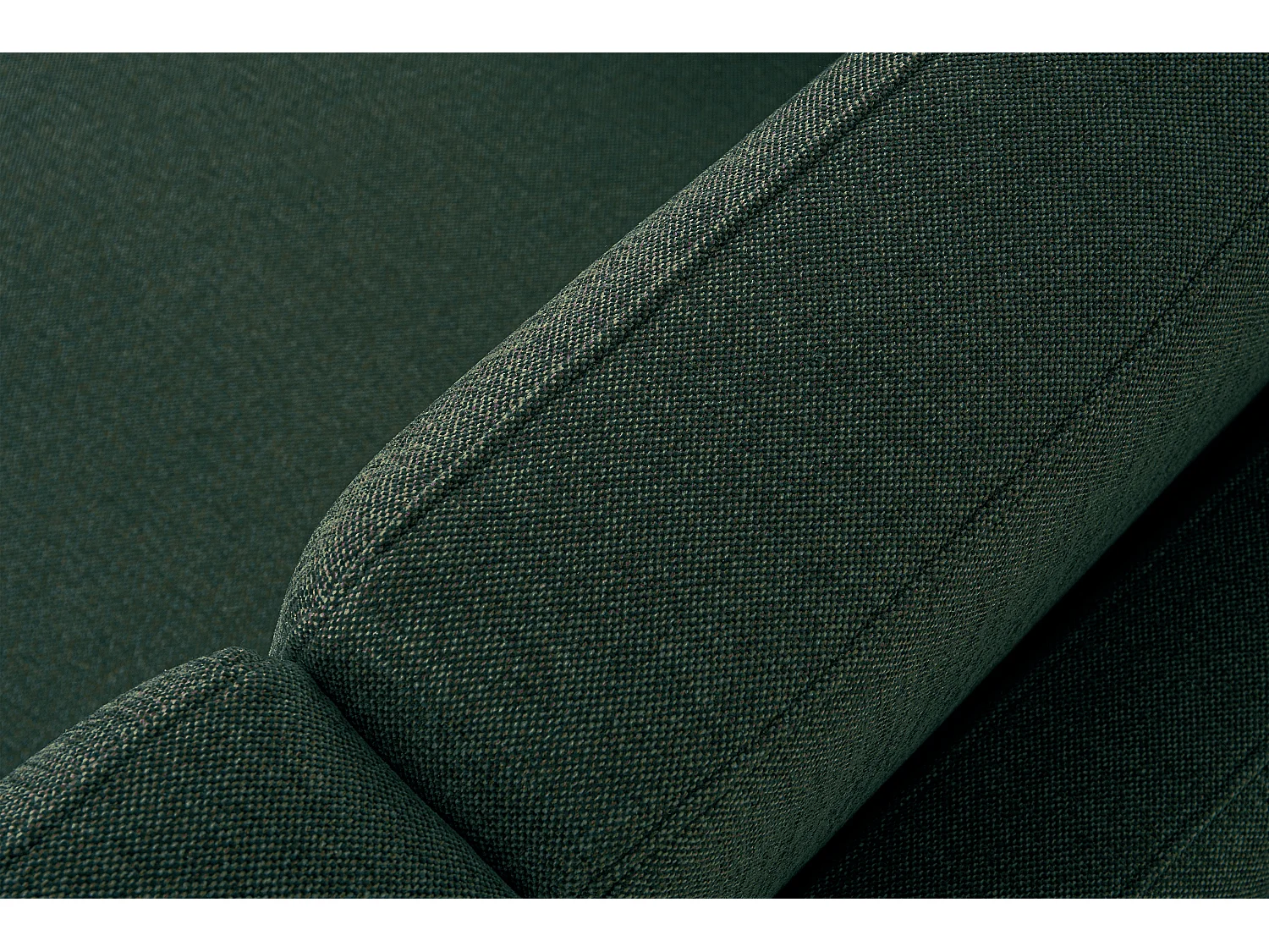 Sofa 2 Personen - Marineblau/Braun - TAGIO