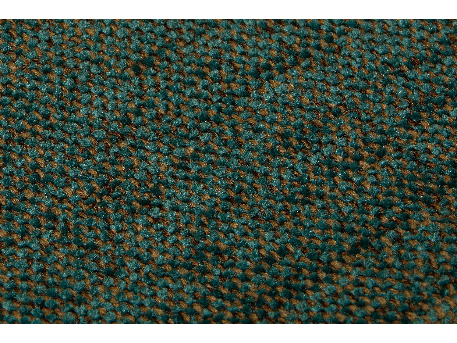 Sofa 2 Personen - Marineblau/Braun - TAGIO