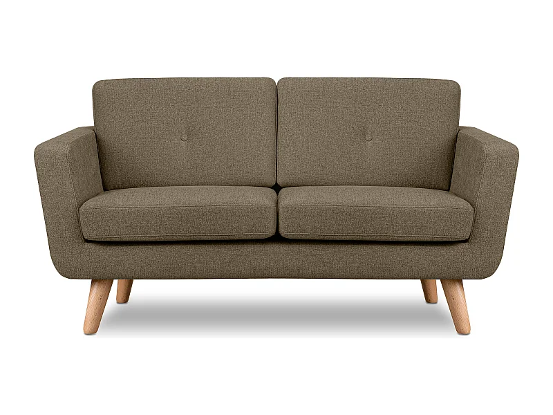 Sofa 2 Personen - Kaffeebraun - TAGIO