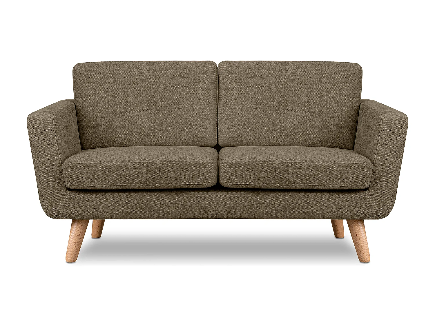 Sofa 2 Personen - Kaffeebraun - TAGIO