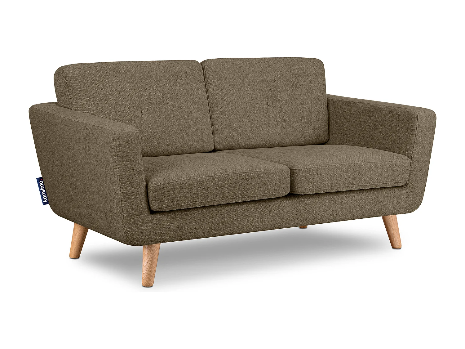 Sofa 2 Personen - Kaffeebraun - TAGIO