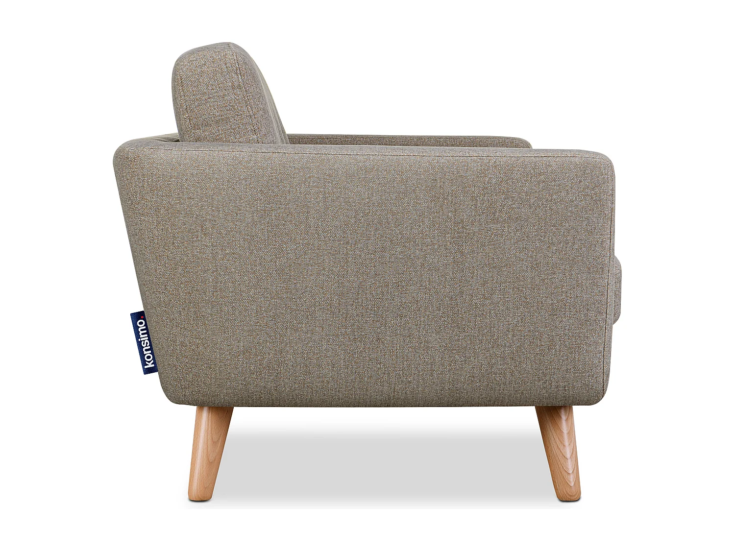 Sofa 2 Personen - Hellbraun/Braun - TAGIO