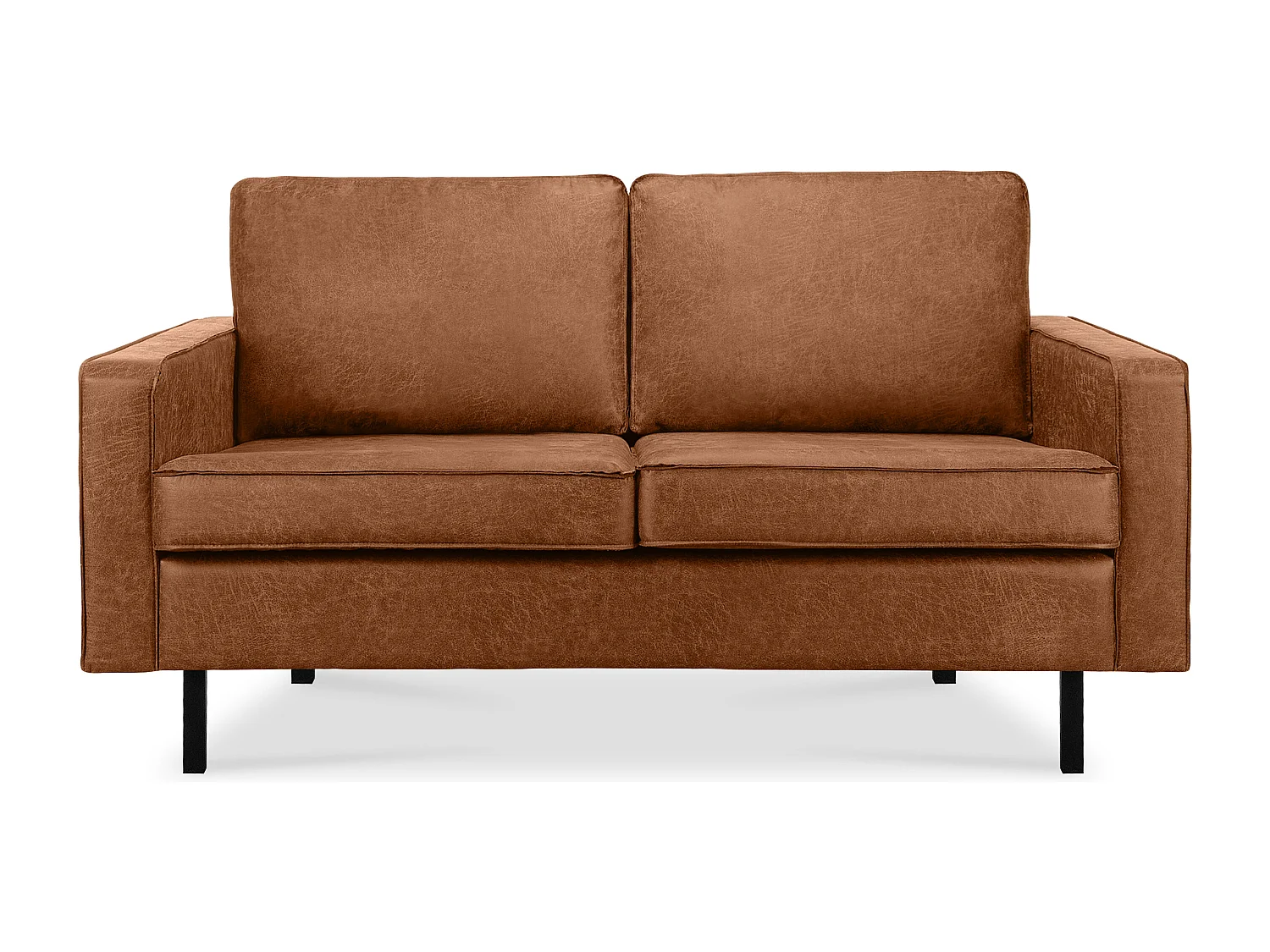 Sofa 2-Sitzer - Rot - INVIA