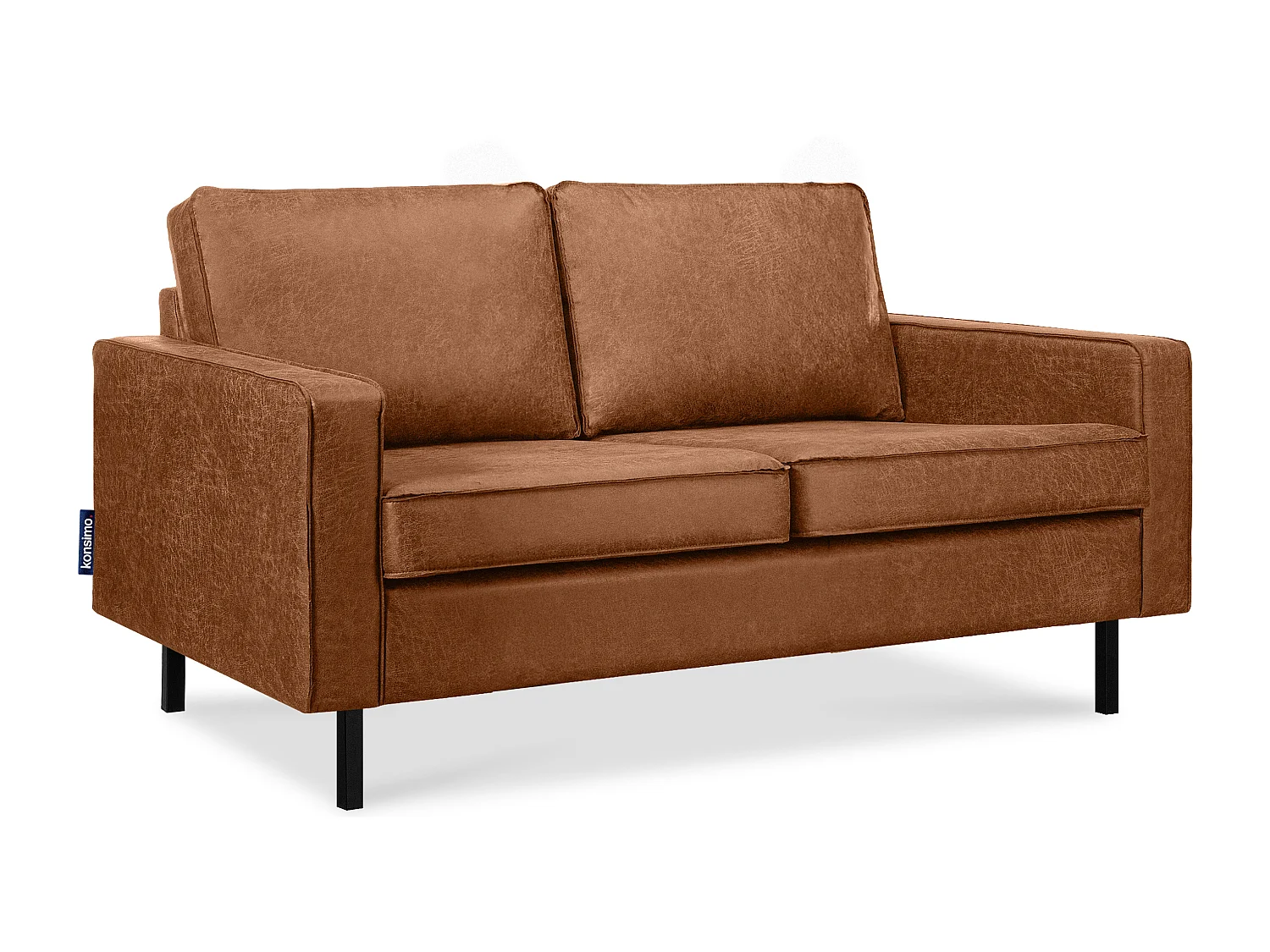 Sofa 2-Sitzer - Rot - INVIA