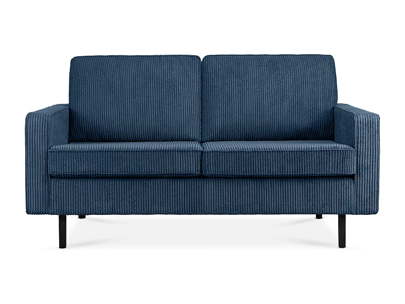 Sofa 2-Sitzer - Marineblau - INVIA