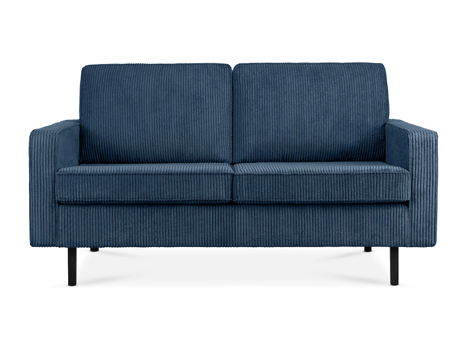 Sofa 2-Sitzer - Marineblau - INVIA