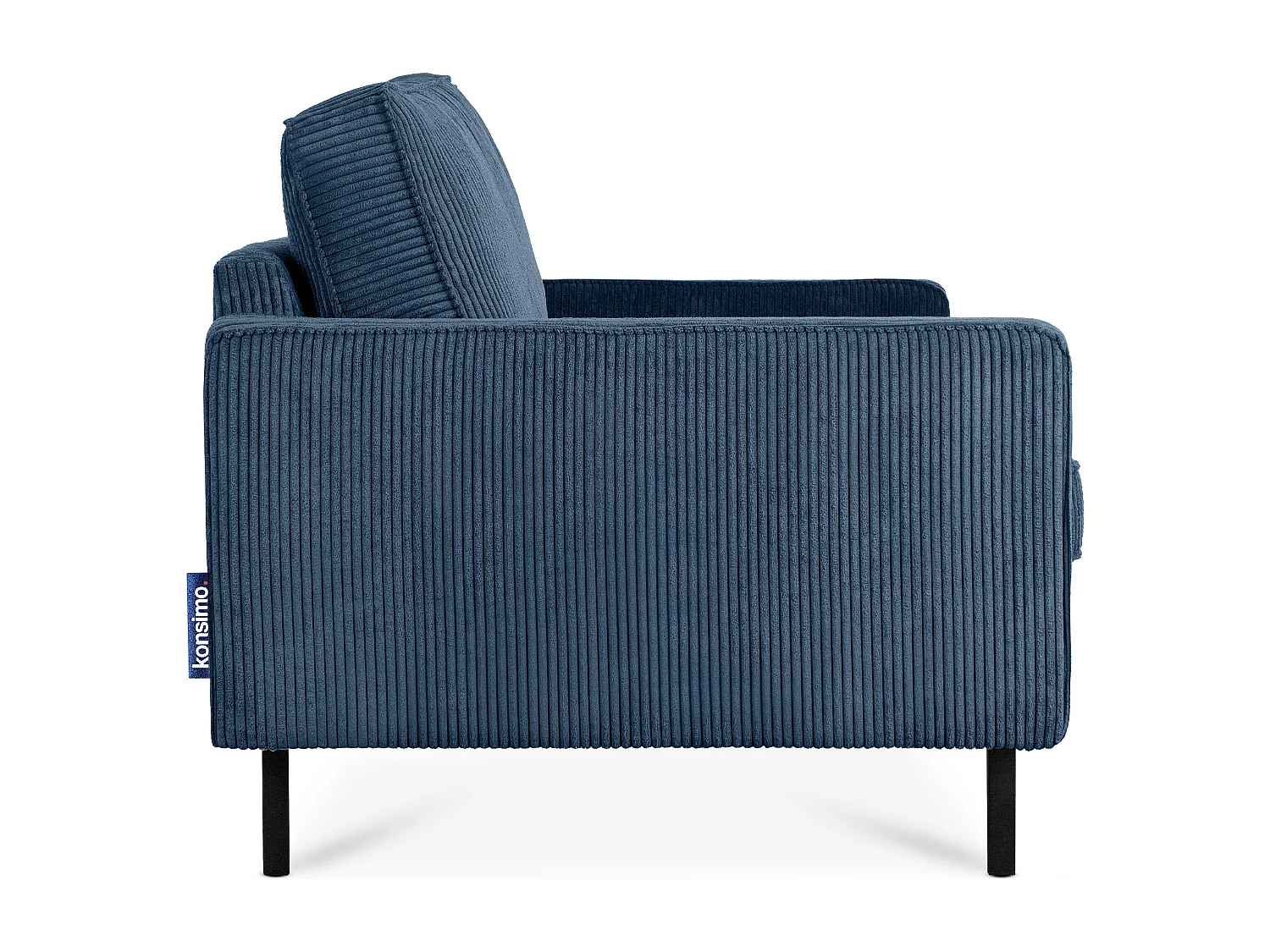 Sofa 2-Sitzer - Marineblau - INVIA