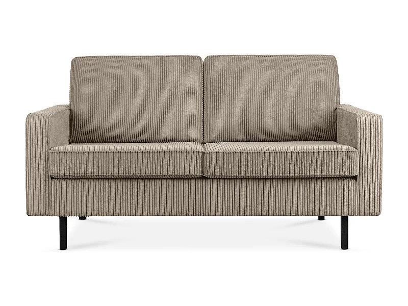 Sofa 2-Sitzer - Cremeweiß - INVIA