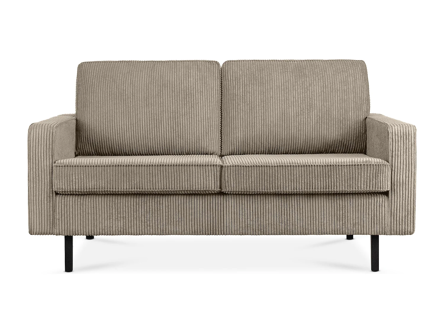 Sofa 2-Sitzer - Cremeweiß - INVIA