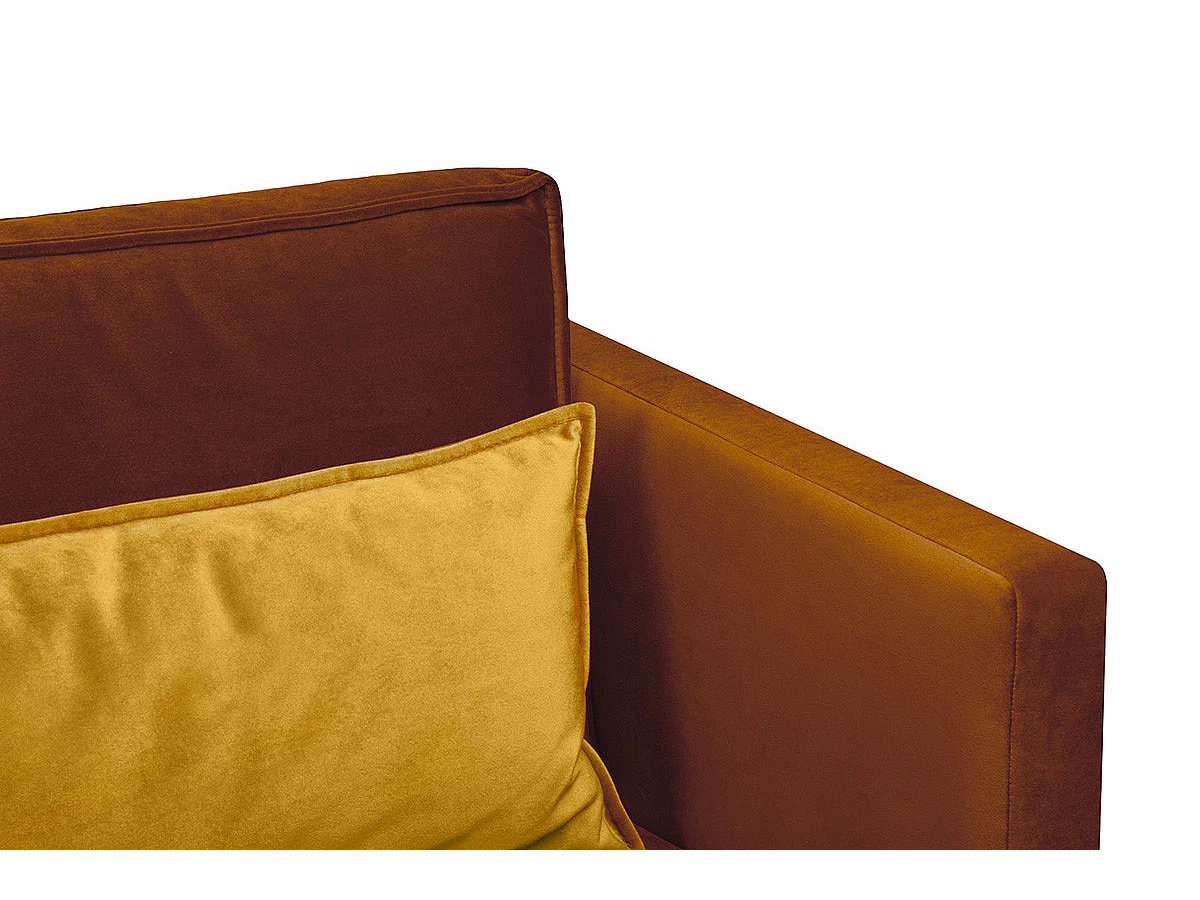 Sofa 3-Personen - Orange/Gelb - GANZO