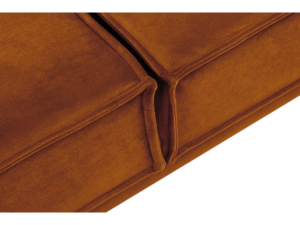 Sofa 3-Personen - Orange/Gelb - GANZO