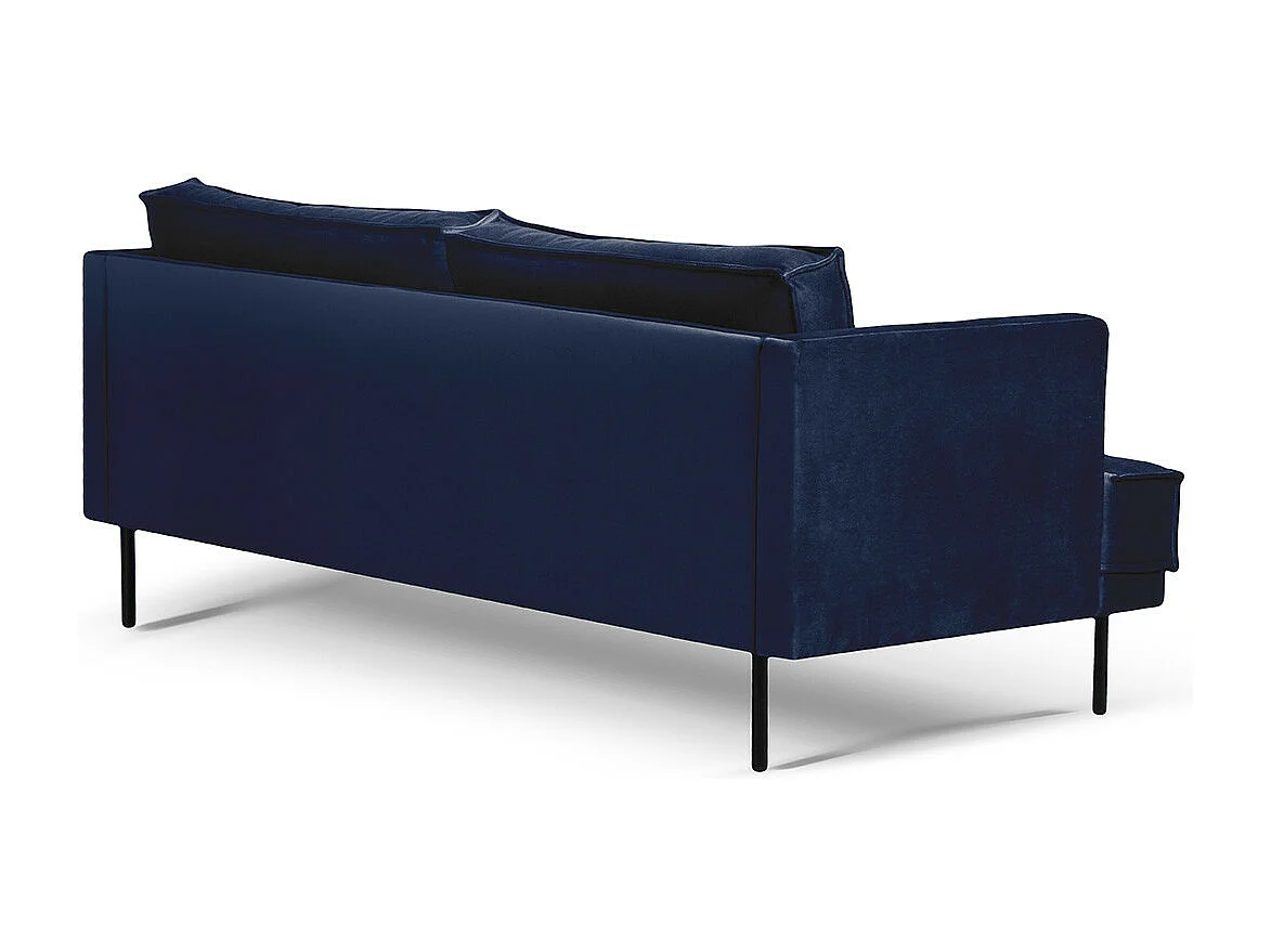 Sofa 3-Personen - Marineblau/Gelb - GANZO
