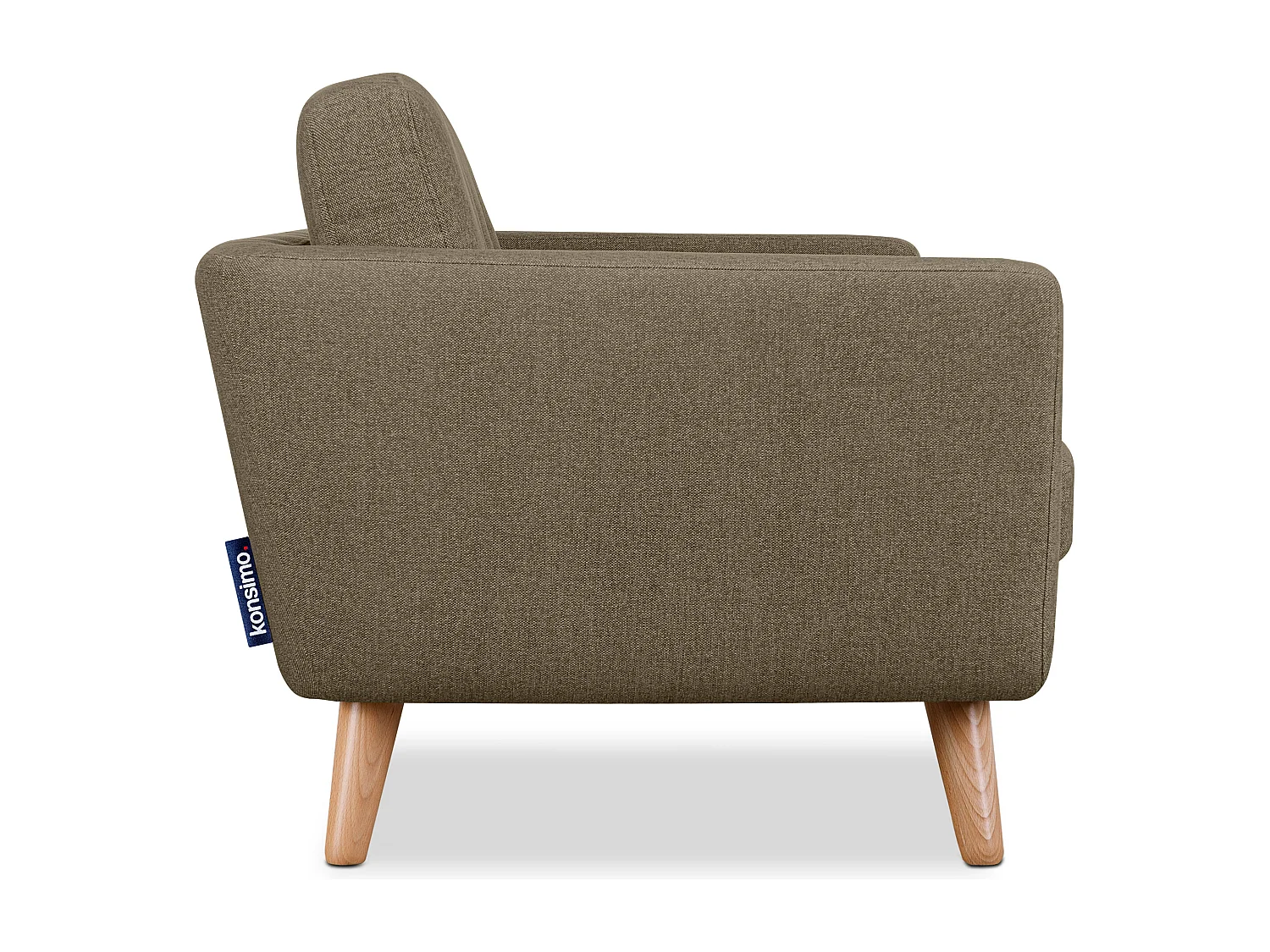 Sofa 2 Personen - Kaffeebraun/Braun - TAGIO