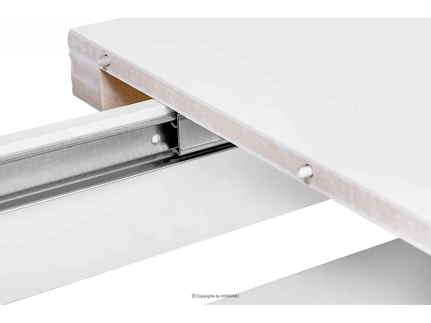 Klappbarer Esstisch  - Weiß - COSPE