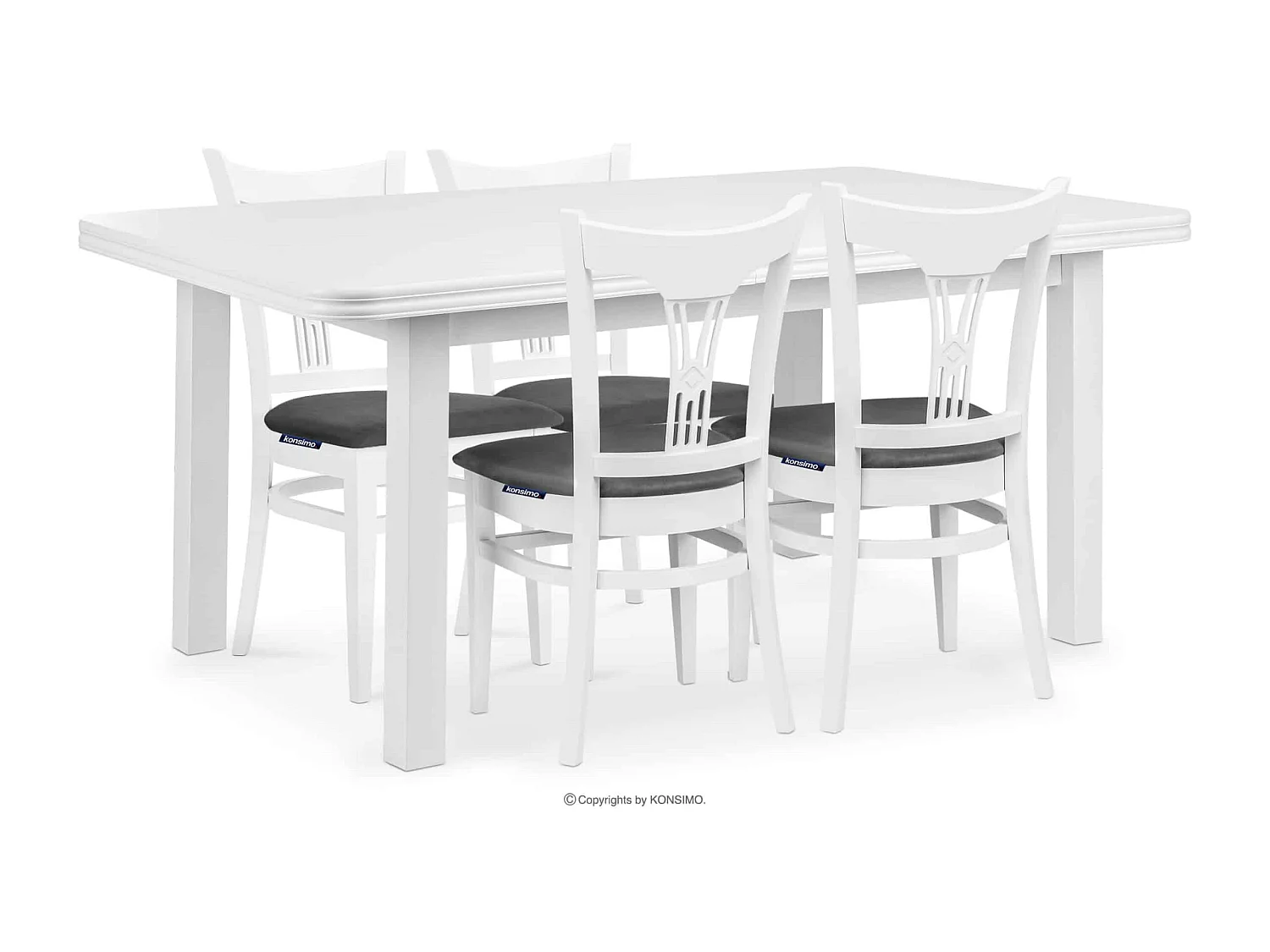 Klappbarer Esstisch  - Weiß - COSPE