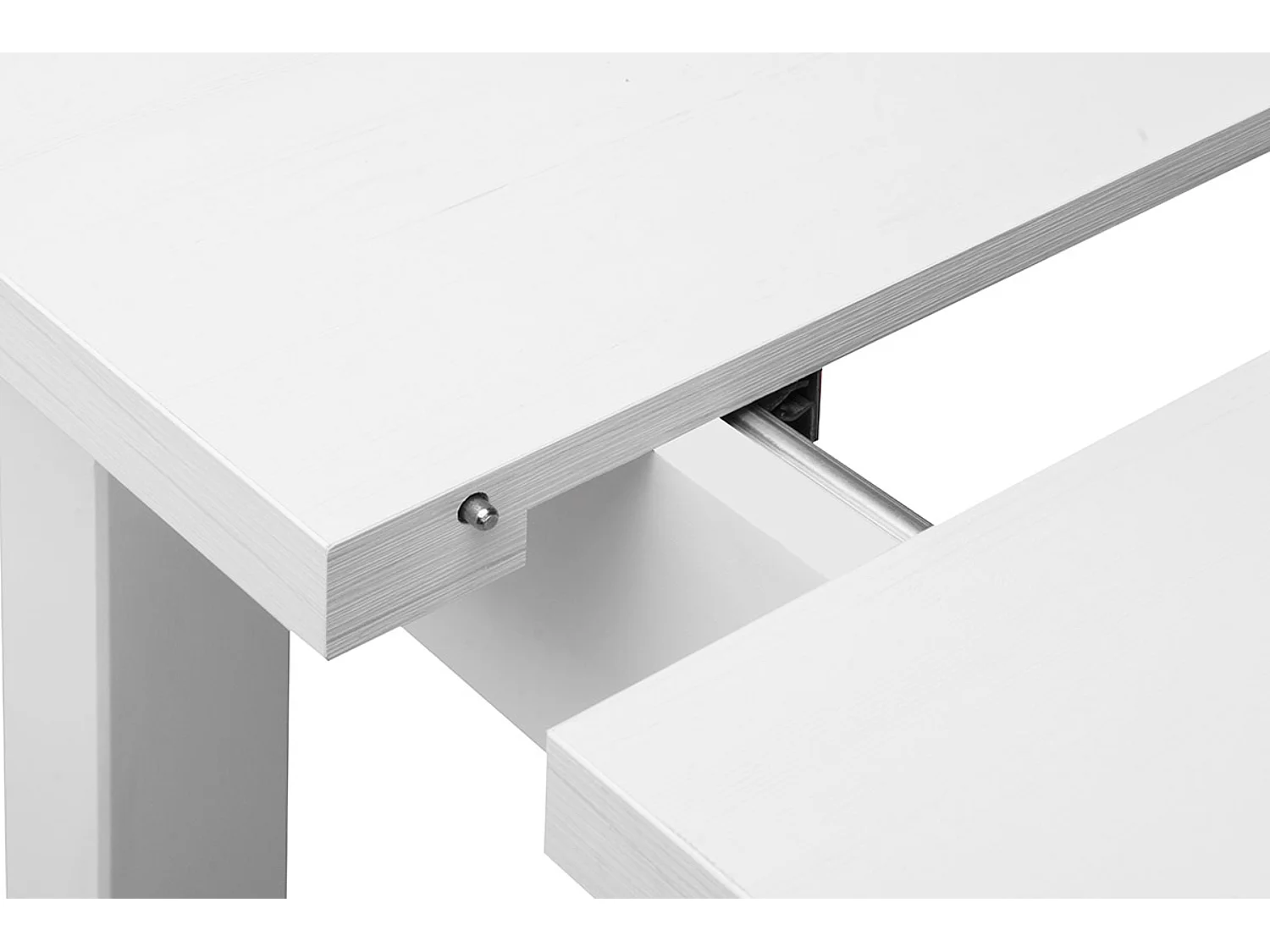 Klappbarer Esstisch  - Ausziehbar - Weiß - SALUTO