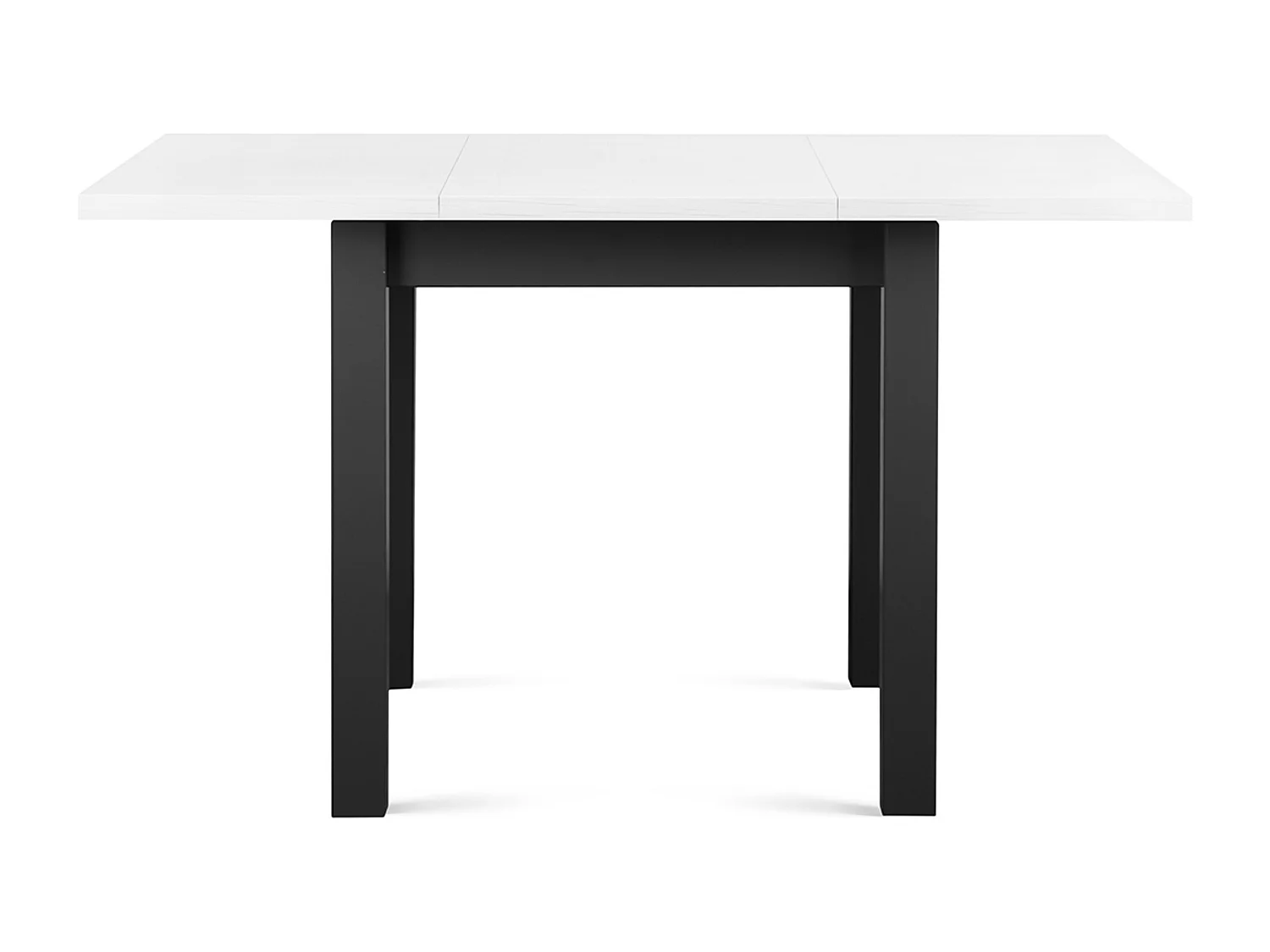 Klappbarer Esstisch  - Ausziehbar - Grau/Weiß - SALUTO