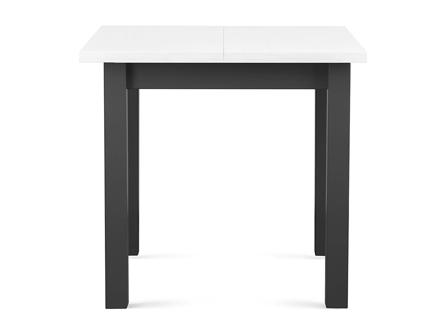 Klappbarer Esstisch  - Ausziehbar - Grau/Weiß - SALUTO