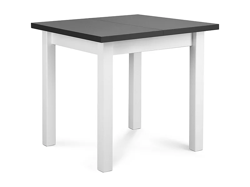 Klappbarer Esstisch  - Ausziehbar - Grau/Weiß - SALUTO