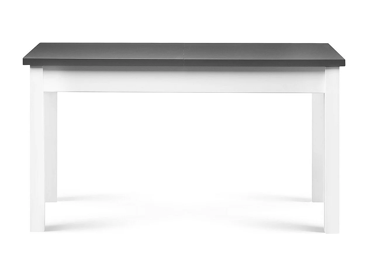 Klappbarer Esstisch  - Ausziehbar - Grau/Weiß - CENARE