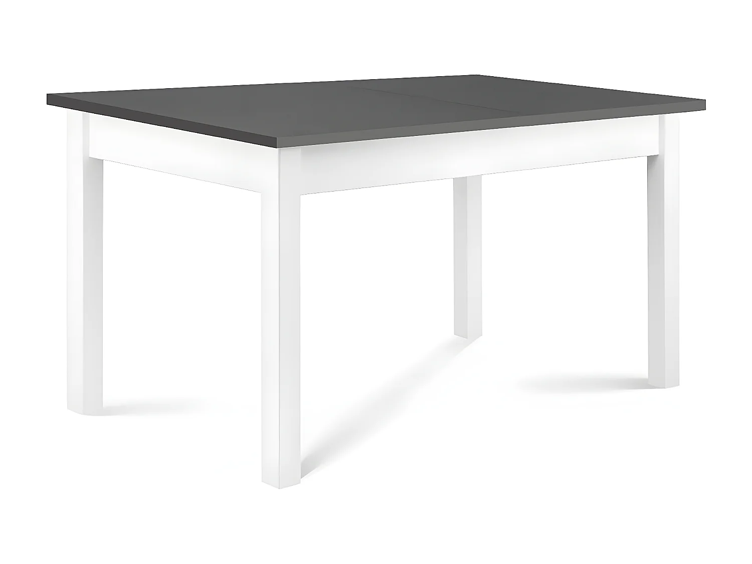 Klappbarer Esstisch  - Ausziehbar - Grau/Weiß - CENARE