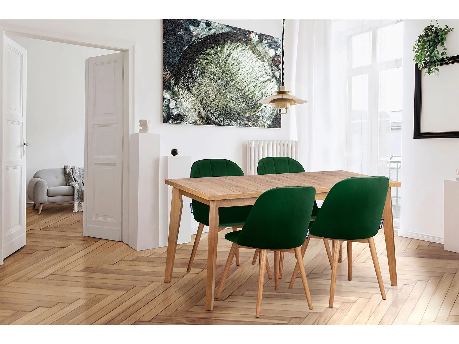 Klappbarer Esstisch  - Beige - RHENA