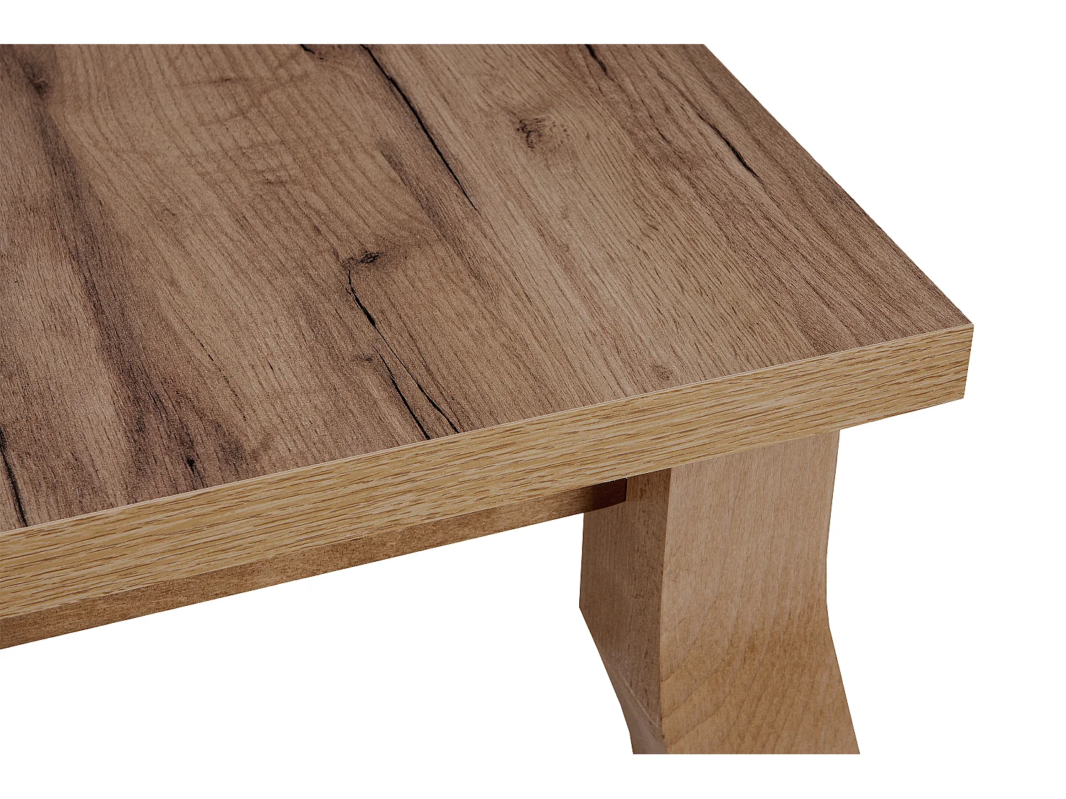 Klappbarer Esstisch  - Dunkelbraun - CABIO