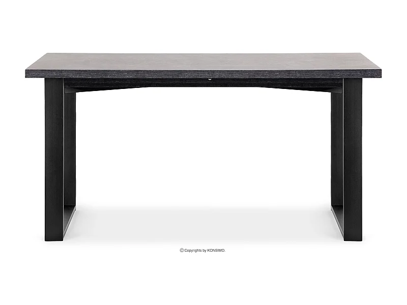 Klappbarer Esstisch  - Grau - CETO