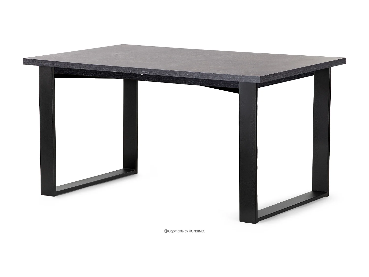 Klappbarer Esstisch  - Grau - CETO