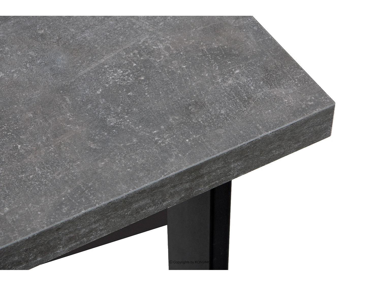 Klappbarer Esstisch  - Grau - CETO