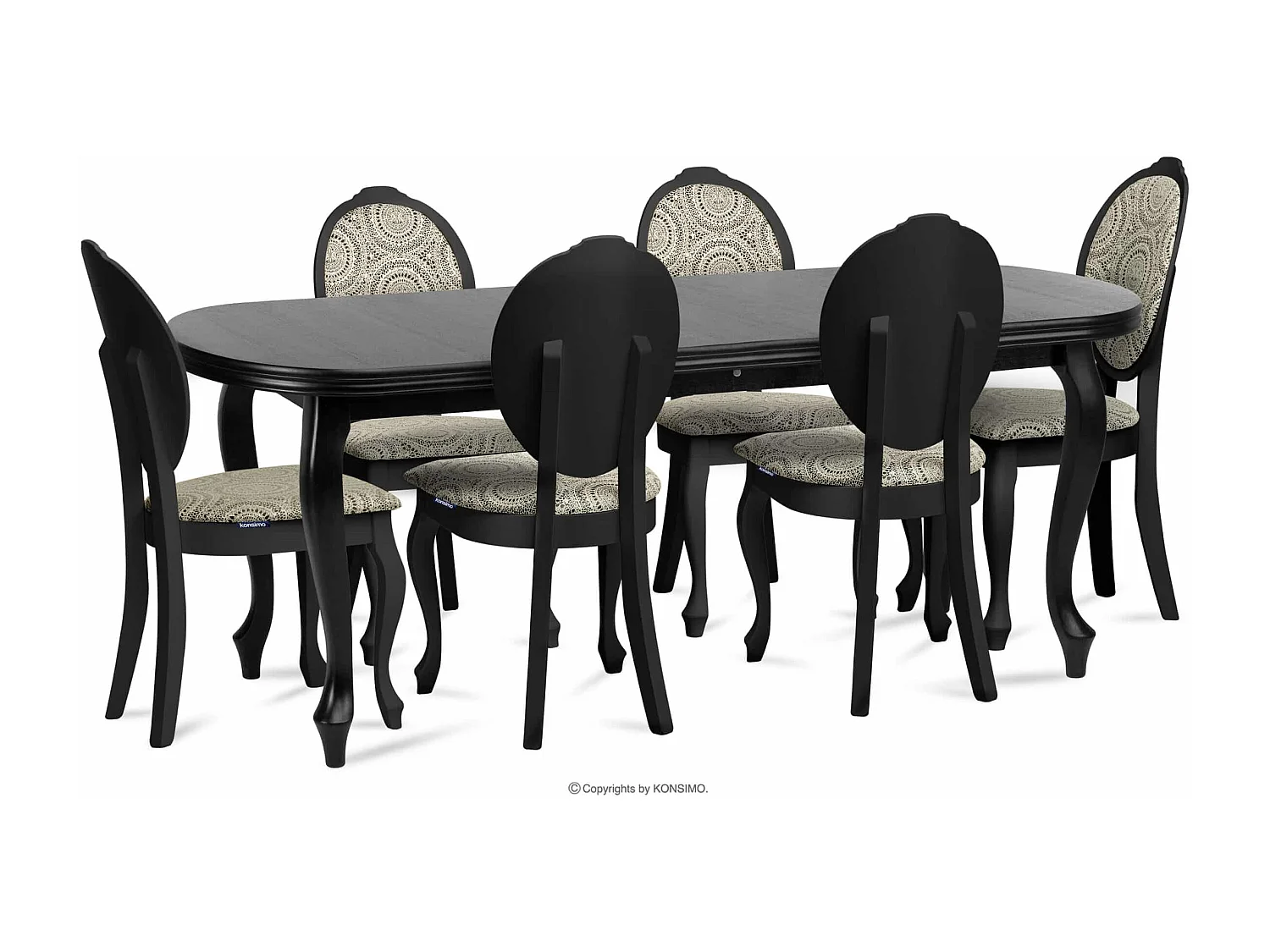 Klappbarer Esstisch  - Schwarz - ALTIS