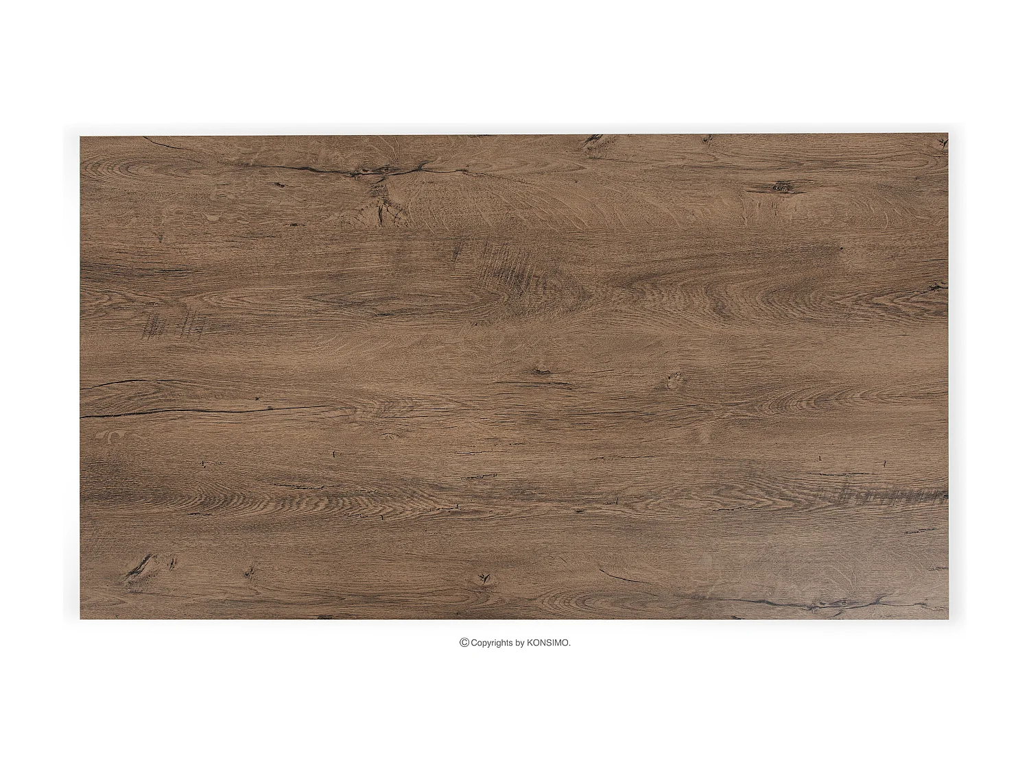 Klappbarer Esstisch  - Dunkelbraun - CETO