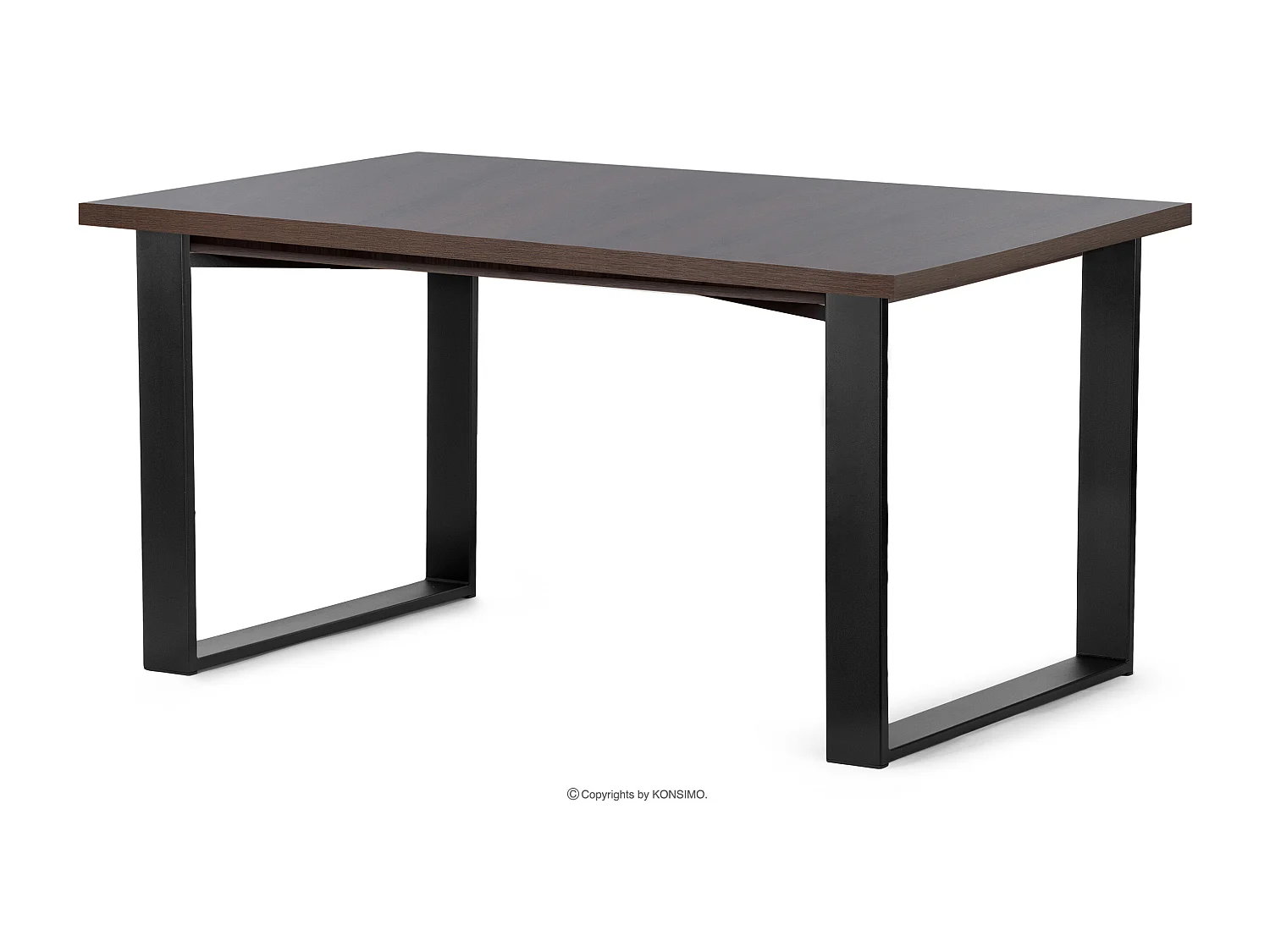 Klappbarer Esstisch  - Kastanienbraun - CETO