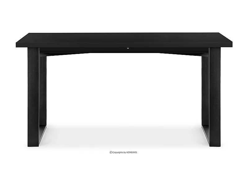Klappbarer Esstisch  - Schwarz - CETO