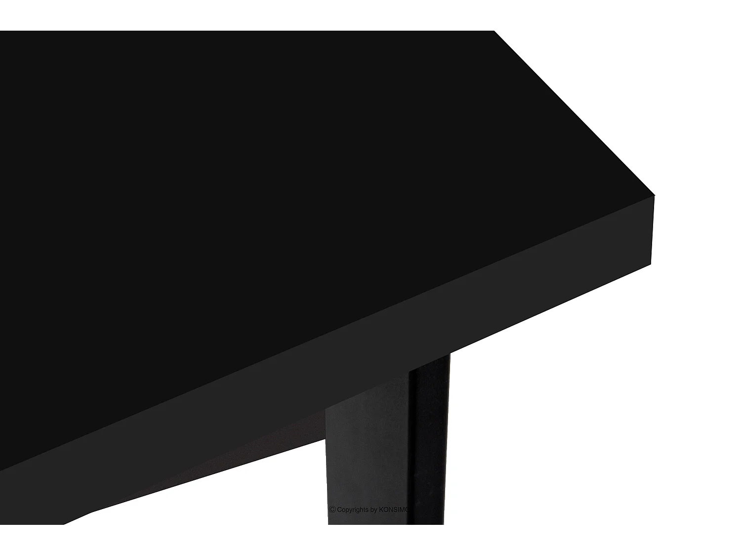 Klappbarer Esstisch  - Schwarz - CETO