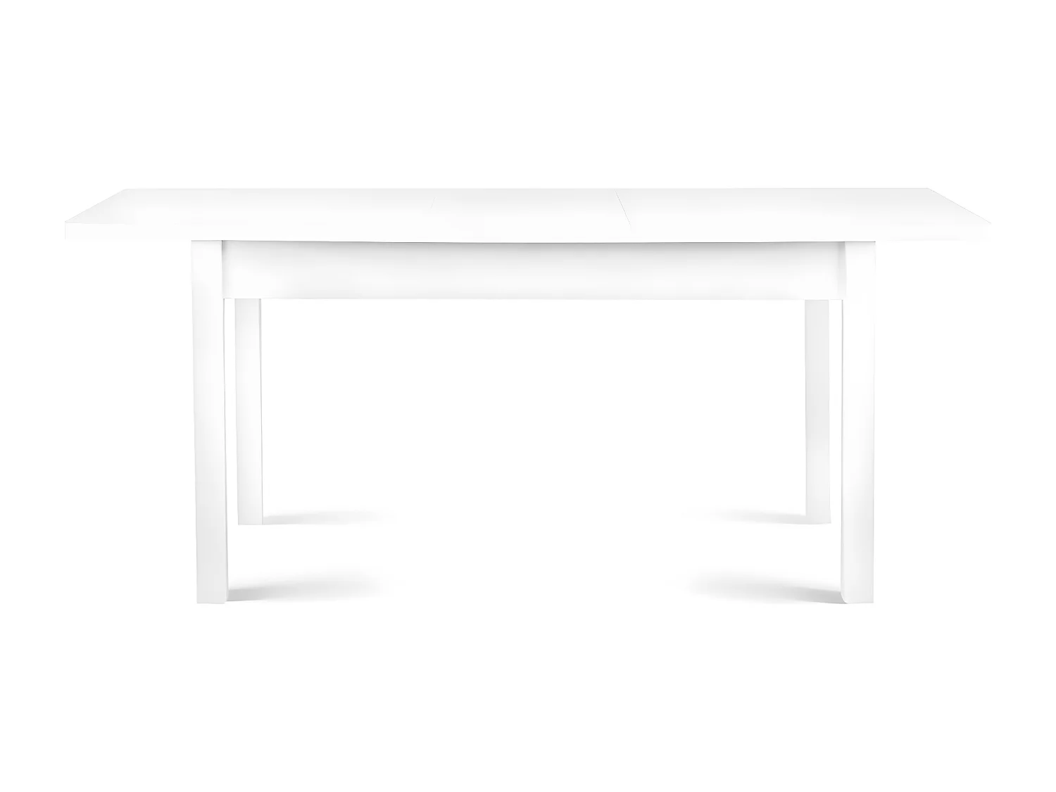 Klappbarer Esstisch  - Ausziehbar - Weiß - CENARE