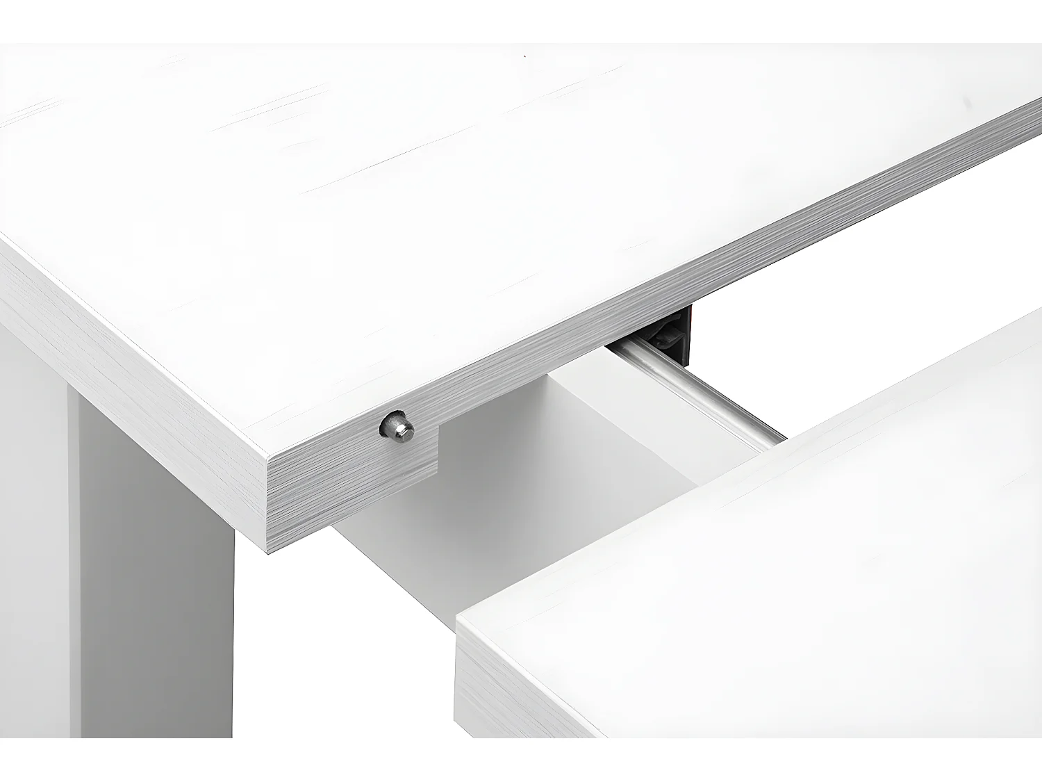 Klappbarer Esstisch  - Ausziehbar - Weiß - CENARE