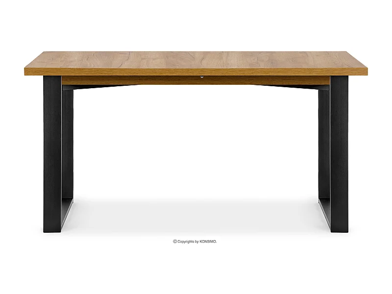 Klappbarer Esstisch  - Braun - CETO