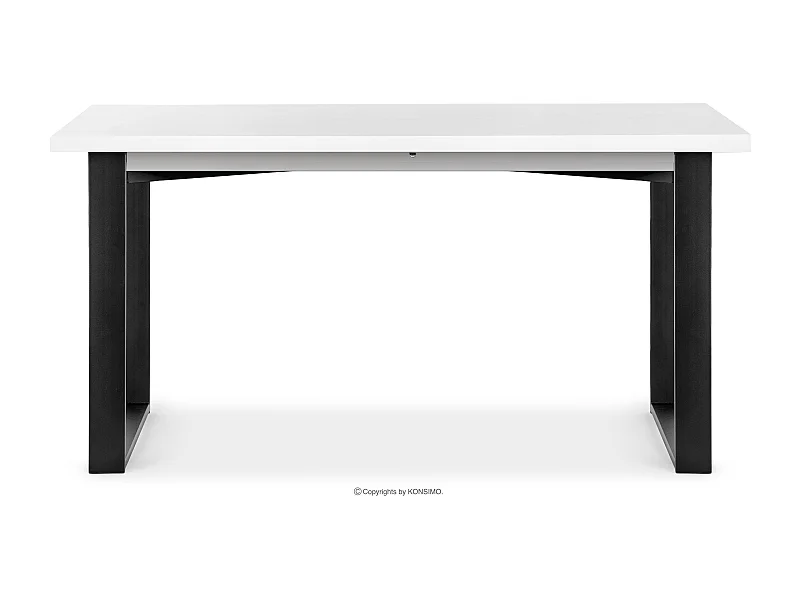 Klappbarer Esstisch  - Weiß - CETO