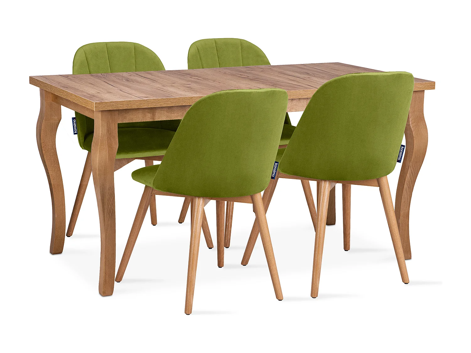 Klappbarer Esstisch  - Eiche hell - CABIO