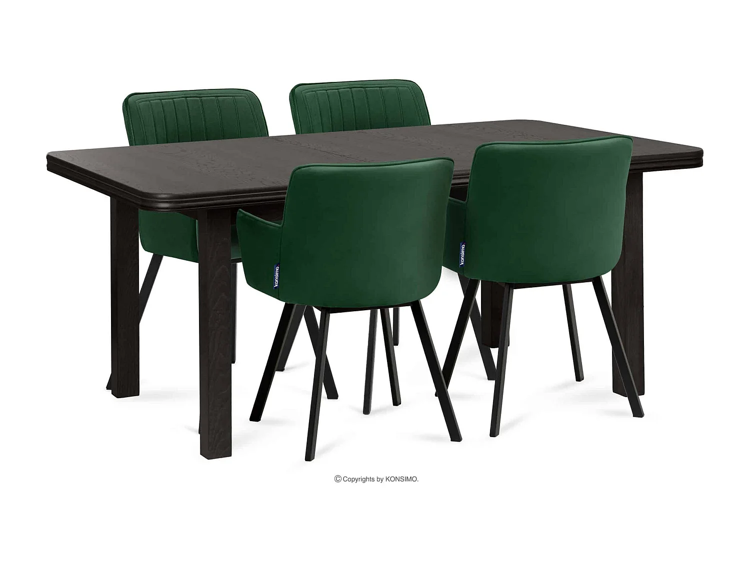 Klappbarer Esstisch  - Wenge Dekor - COSPE