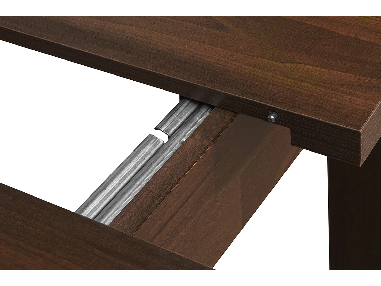 Klappbarer Esstisch  - Ausziehbar - Kastanienbraun - SALUTO