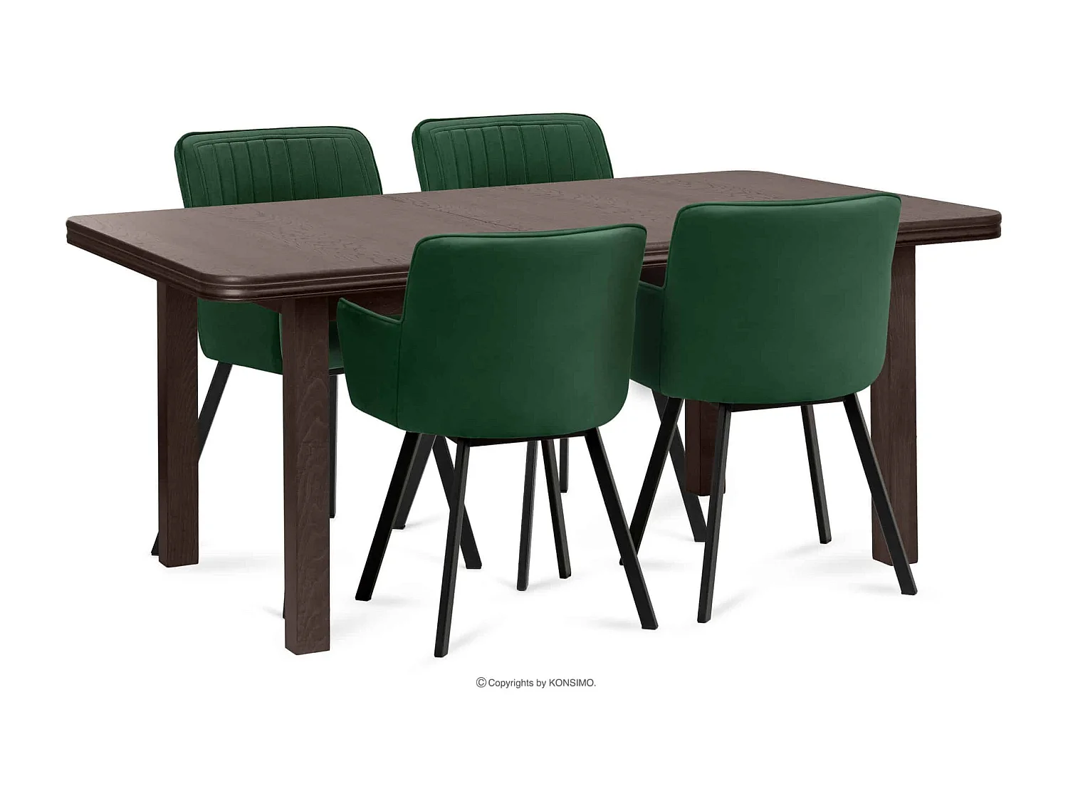 Klappbarer Esstisch  - Kastanienbraun - COSPE