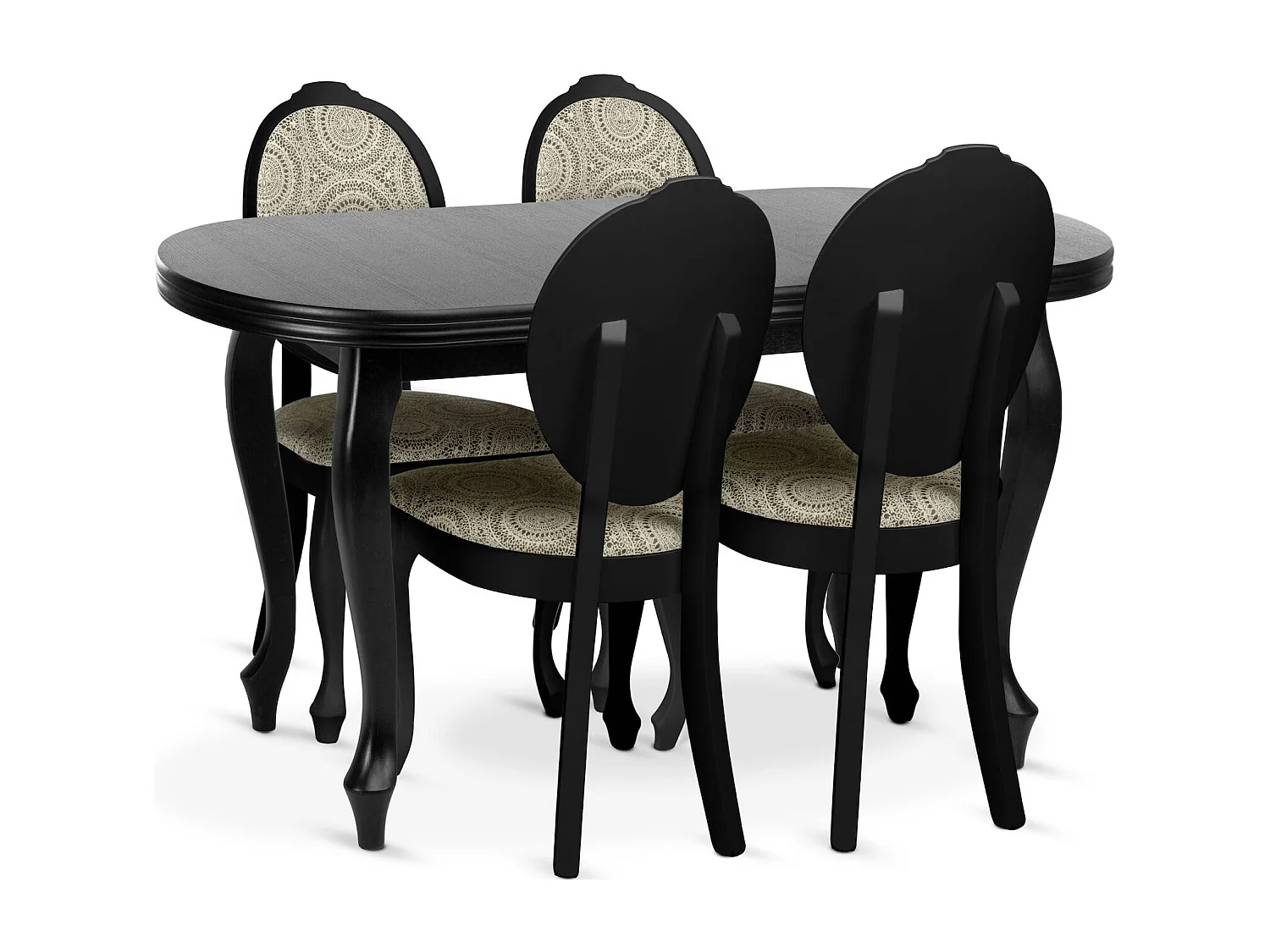 Klappbarer Esstisch  - Schwarz - ALTIS