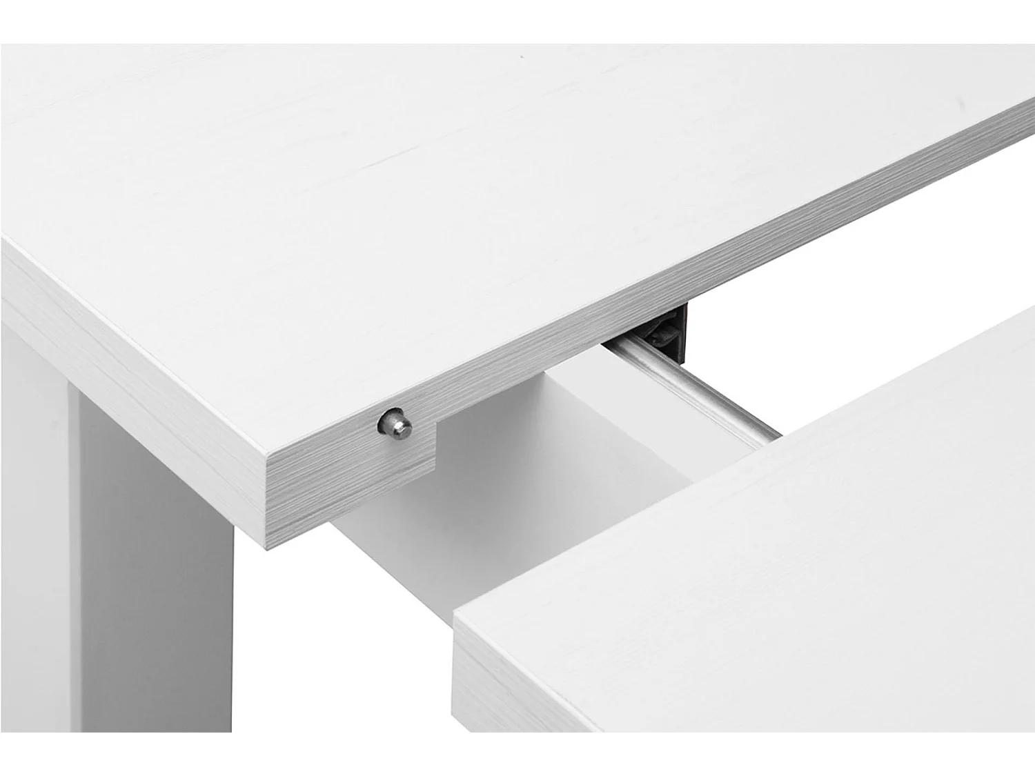 Klappbarer Esstisch  - Ausziehbar - Weiß - CENARE