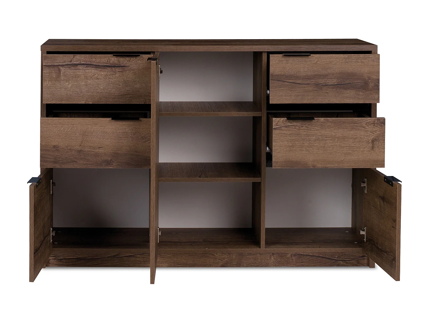 Kommode  - Dunkelbraun - MERO