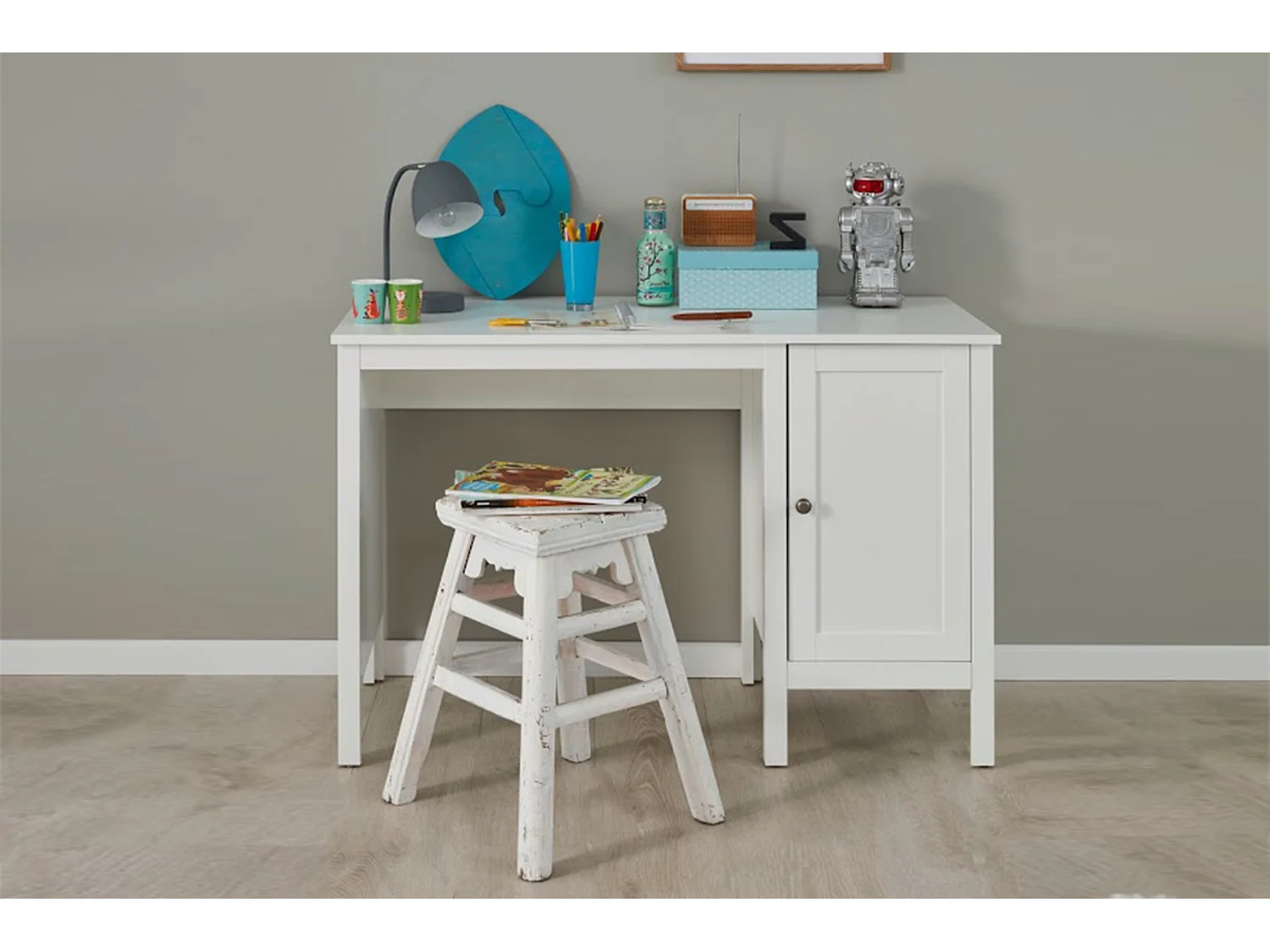 Schreibtisch - Weiß - FARGE