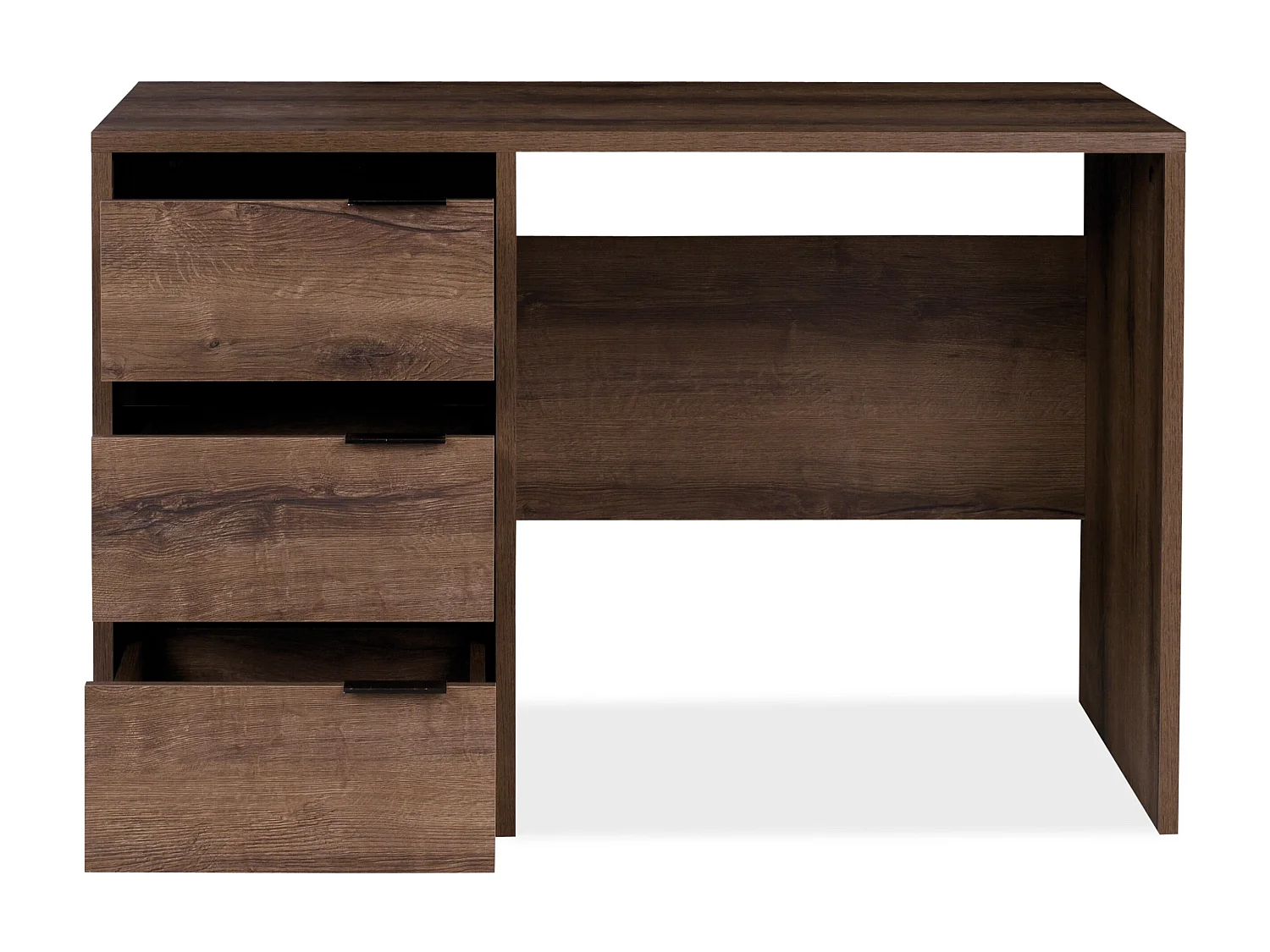 Schreibtisch - Dunkelbraun - MERO