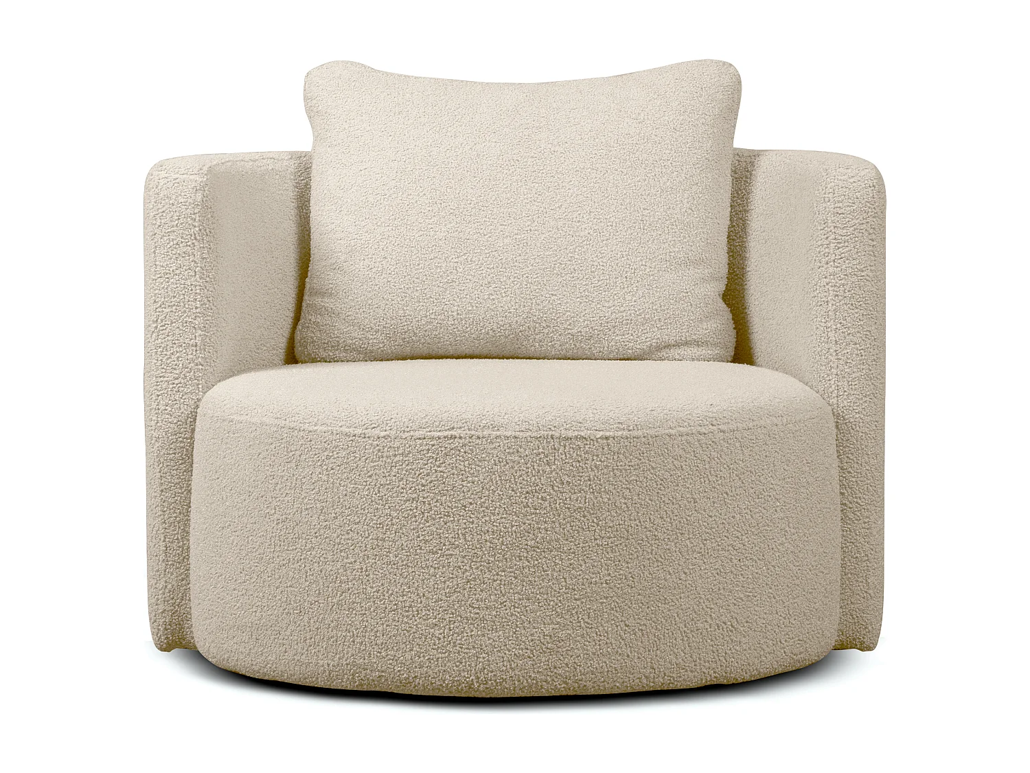 Sessel mit Fußbank - Ecru - RAGGI